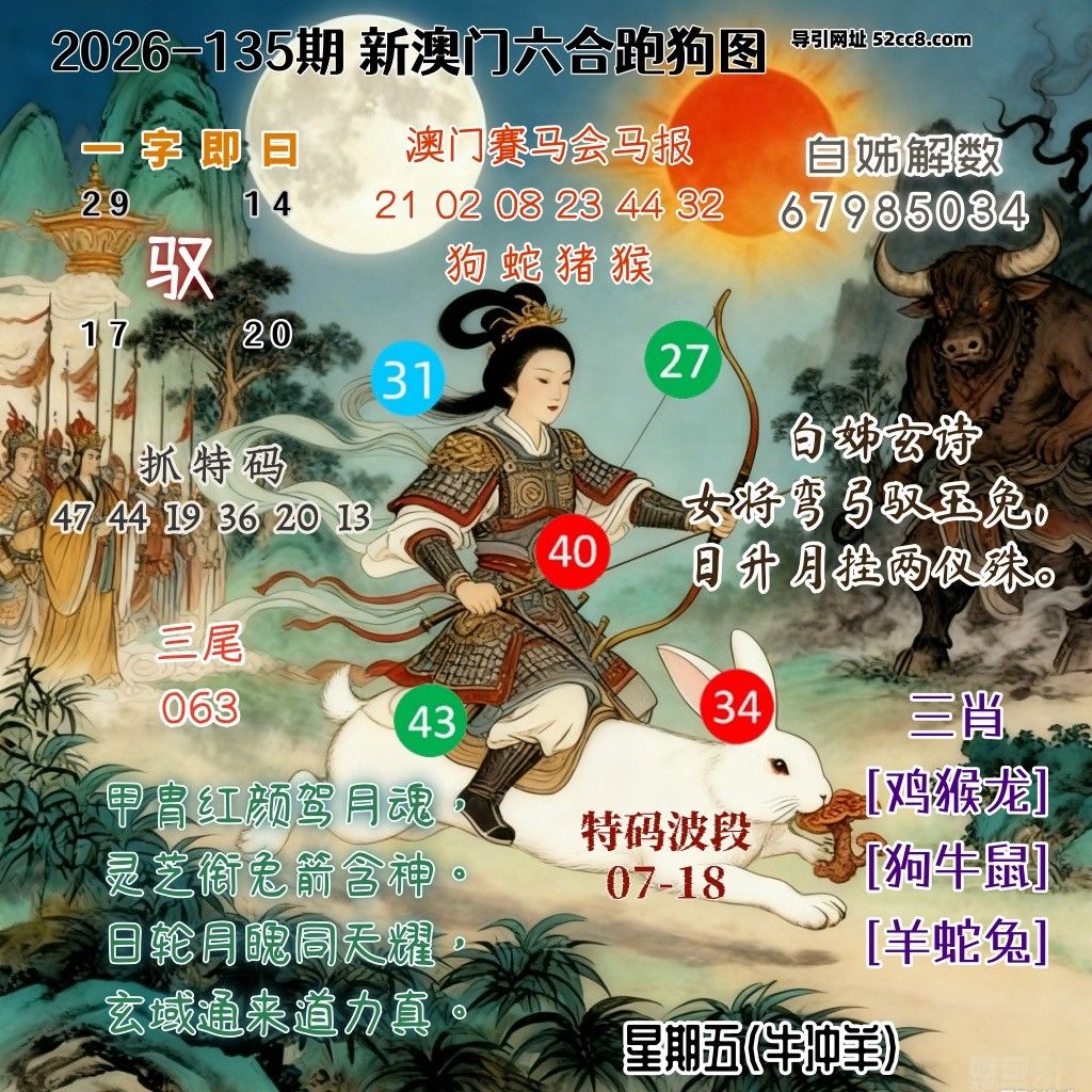 新澳门六合跑马图135期