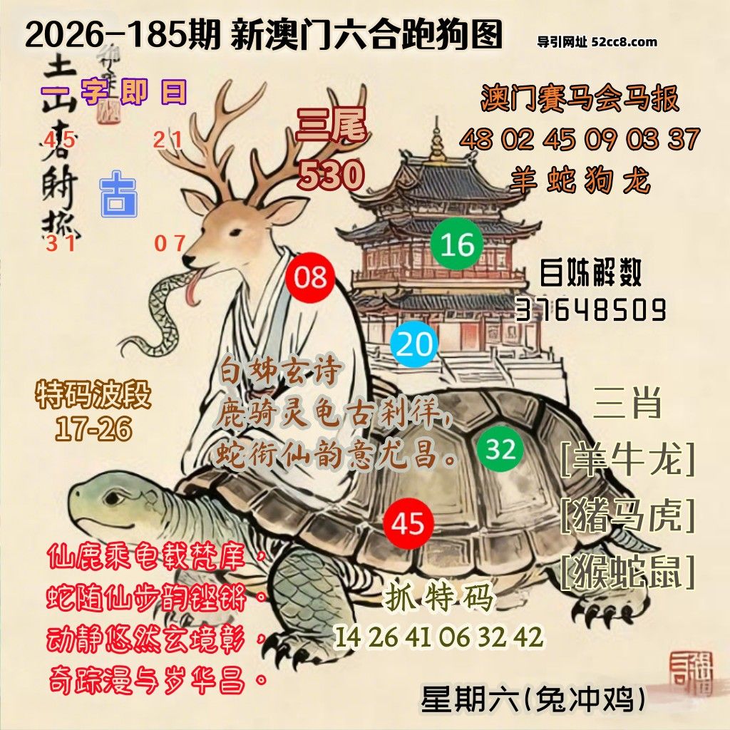 新澳门六合跑马图185期