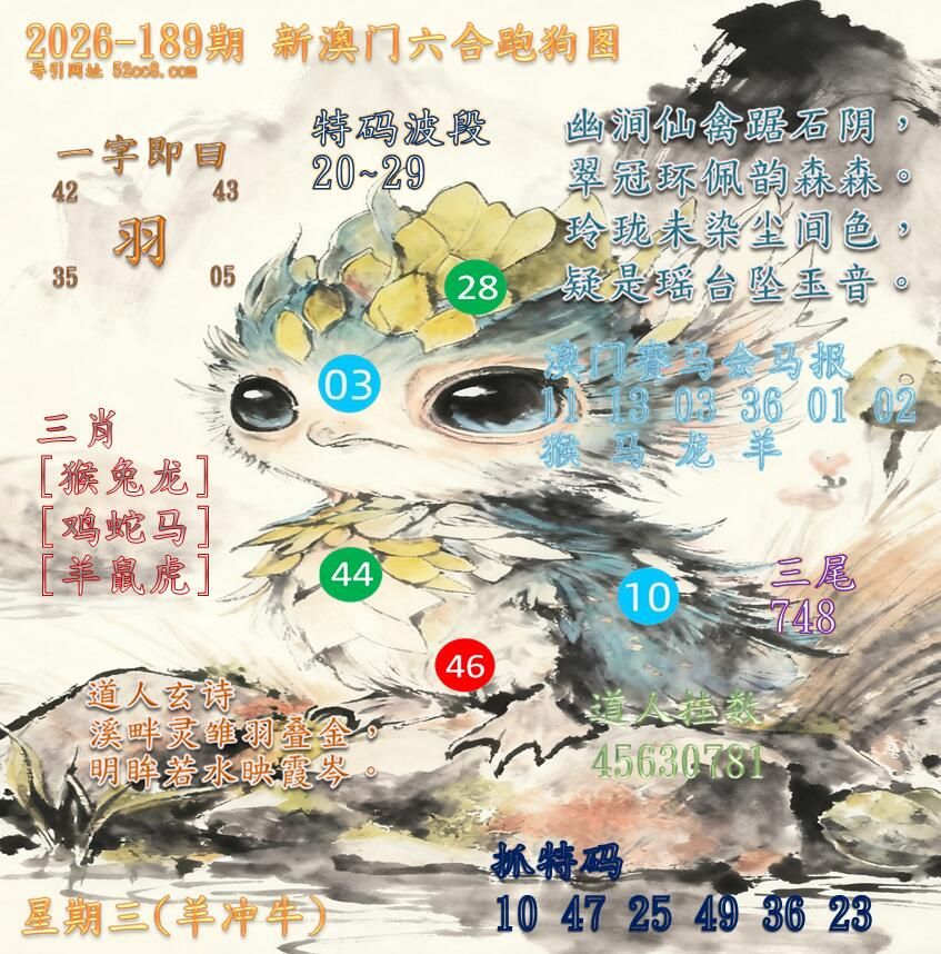 新澳门六合跑马图189期