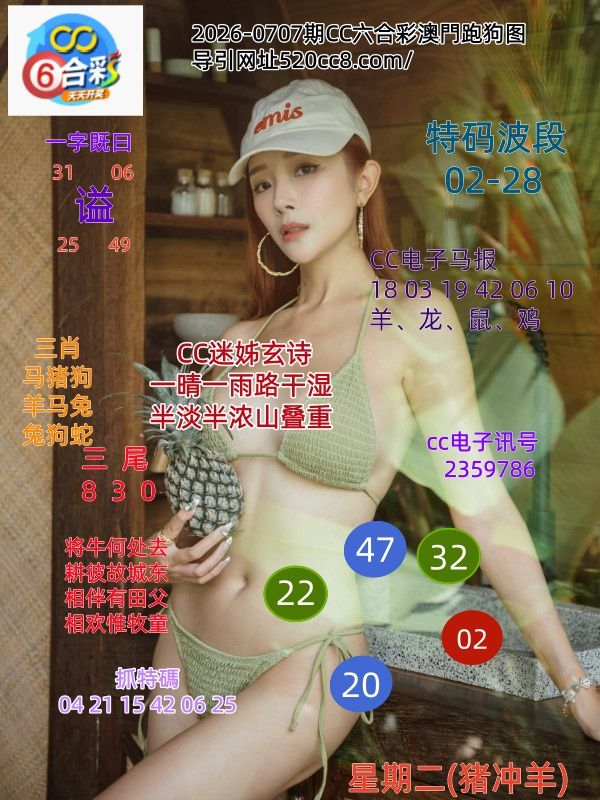 CC六合澳门跑马图0707期