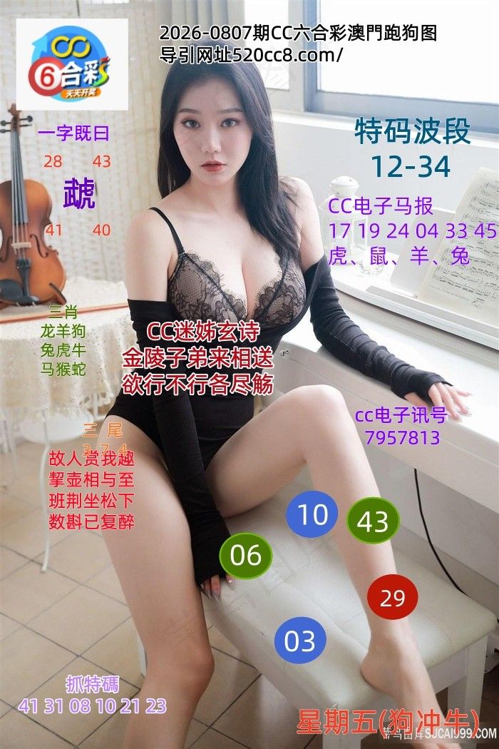 CC六合澳门跑马图0807期